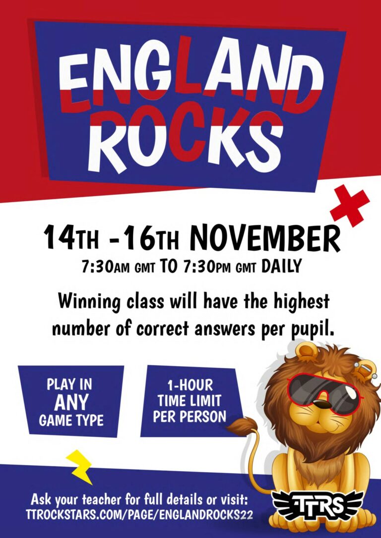 Times Table Rockstars Competition - Queen Elizabeth's Grammar School ...